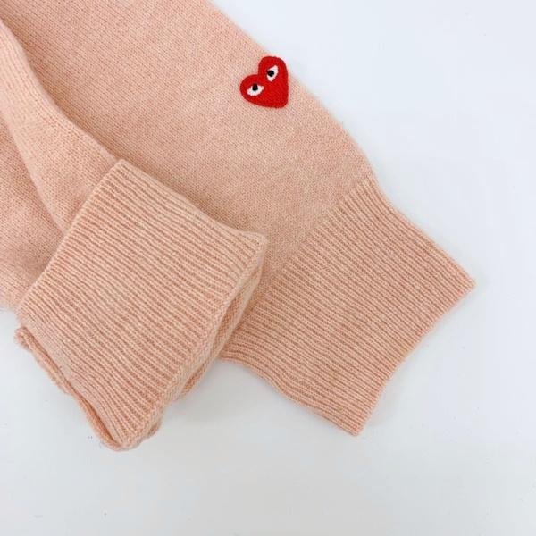 【24年モデル】レディースS相当　プレイコムデギャルソン　カーディガン　ニット PLAY COMME des GARCONS プレイコムデギャルソン ニット カーディガン
