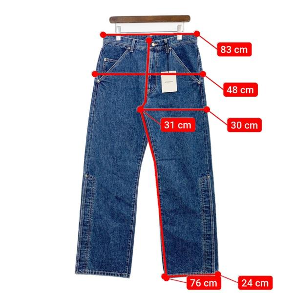 APOCRYPHA.（アポクリファ） FLYSIDE DENIM PANTS ライサイド デニム