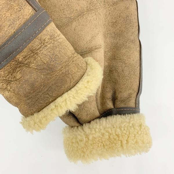 [専用]USA B-3 フード付き ムートン フライトジャケット 40 XL相当 Cockpit USA B-3 Hooded Sheepskin Bomber Jacket USA Made