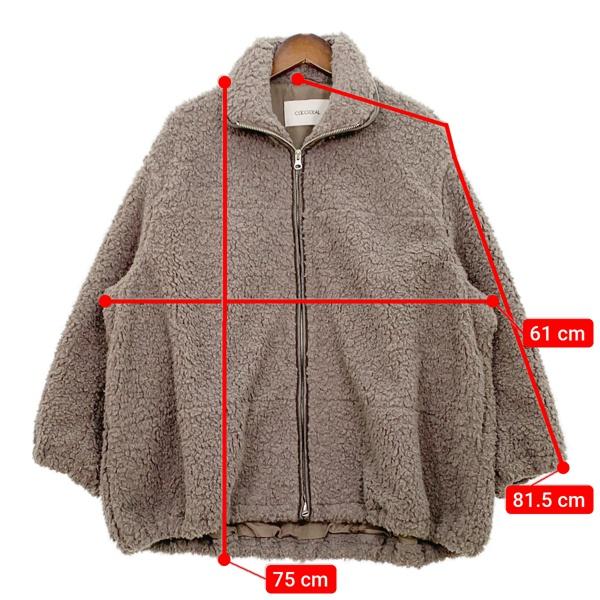 ココディール（COCO DEAL） ファーボア ブルゾン ジャケット ジップ