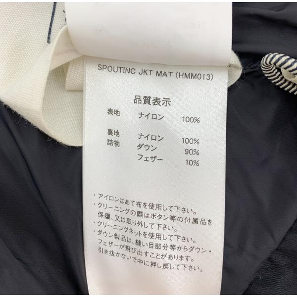 PYRENEX SPOTNIC MAT ダウンジャケット HMM013 ブルゾン コート 上着 フード付き 無地 カジュアル メンズ XSサイズ ブラック ピレネックス アウター DM14182■_8