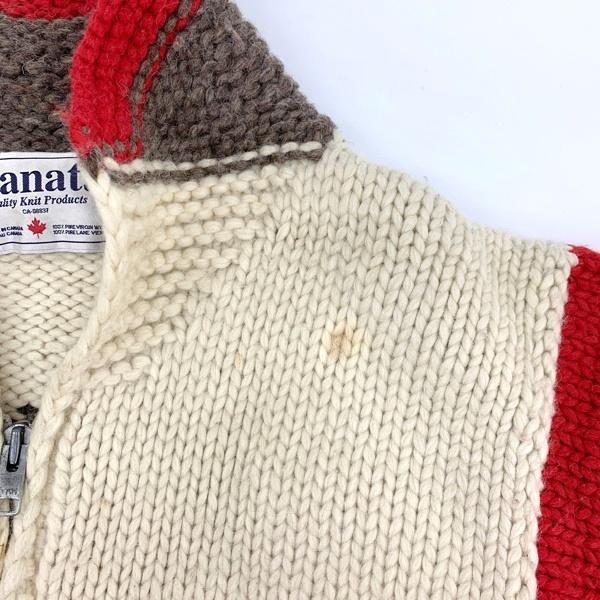 KANATA（カナタ） カウチン ニット クマ CA-08837 古着 カーディガン