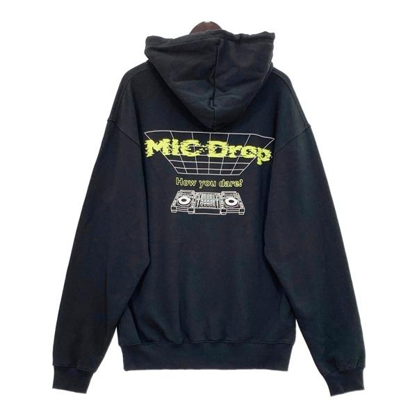 【最終値下げ】BTS MIC DROP ZIP-UP HOODIE ボアパーカー BTS MIC DROP Zip-up Hoodie K-pop Logo Green Embroidered Boa