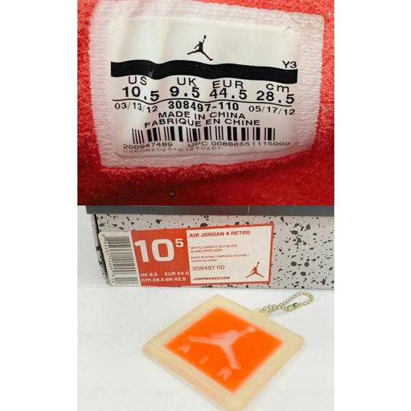 NIKE（ナイキ） NIKE AIR JORDAN 4 RETRO FIRE RED 308497-110 