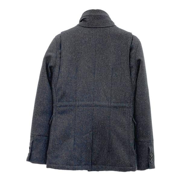 AKM ミリタリー ジャケット コート ウールブレンド カシミア混 4 
