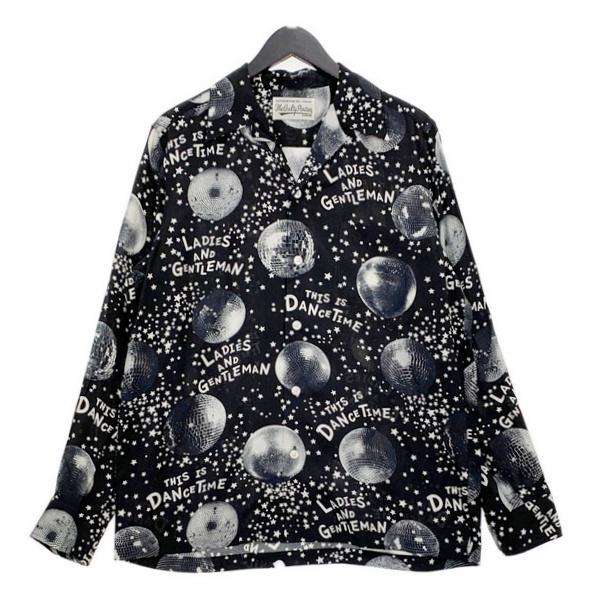 WACKO MARIA MIRROR BALL L/S HAWAIIAN SHIRTS ミラーボール