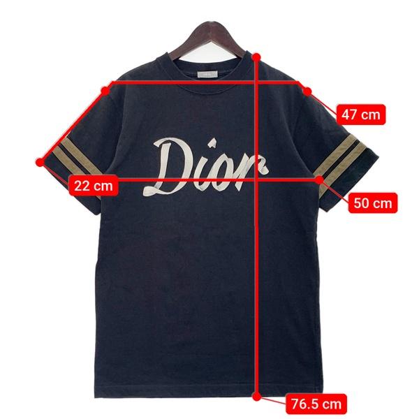 Dior コットンコンパクトジャージ リラックスフィット ロゴ Tシャツ Dior コットンコンパクトジャージ リラックスフィット ロゴ Tシャツ