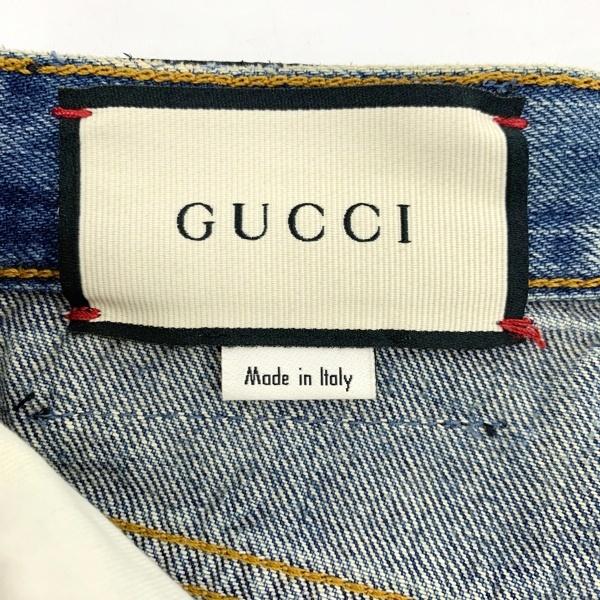 GUCCI（グッチ） エコブリーチドリップドオーガニックデニムパンツ