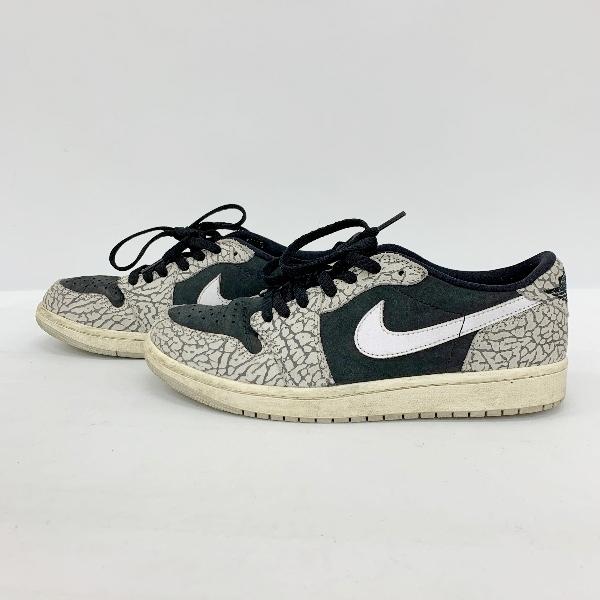 NIKE AIR JORDAN 1 RETRO LOW OG BLACK CEMENT エアジョーダン