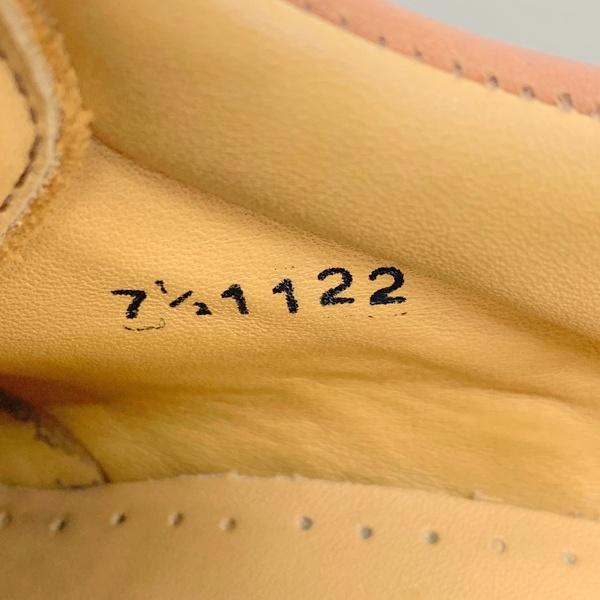 Paraboot THIERS ティエール デッキシューズ ヌバック レザー 本革 Uチップ 786435 箱付き メンズ サイズ7 1/2 ブラウン パラブーツ 靴 DF15216■ BOA 介護靴 バンコク限定