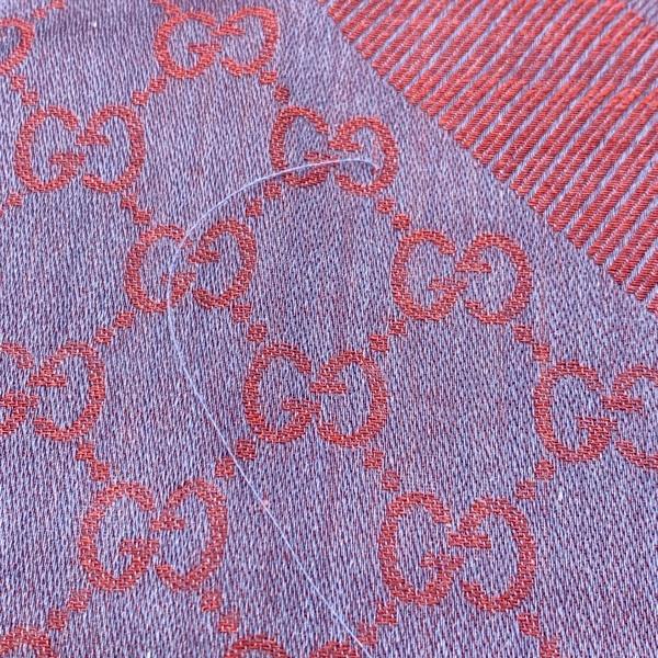 GUCCI（グッチ） GG柄 ストール 正方形 140×140cm ウール 総柄