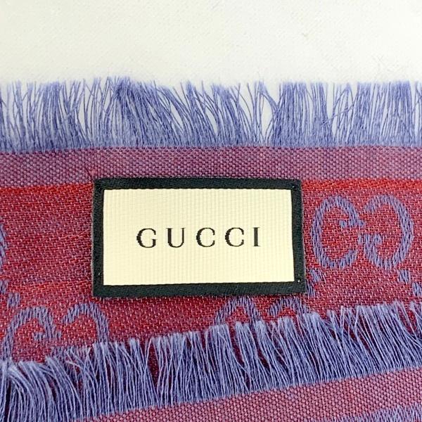 GUCCI（グッチ） GG柄 ストール 正方形 140×140cm ウール 総柄