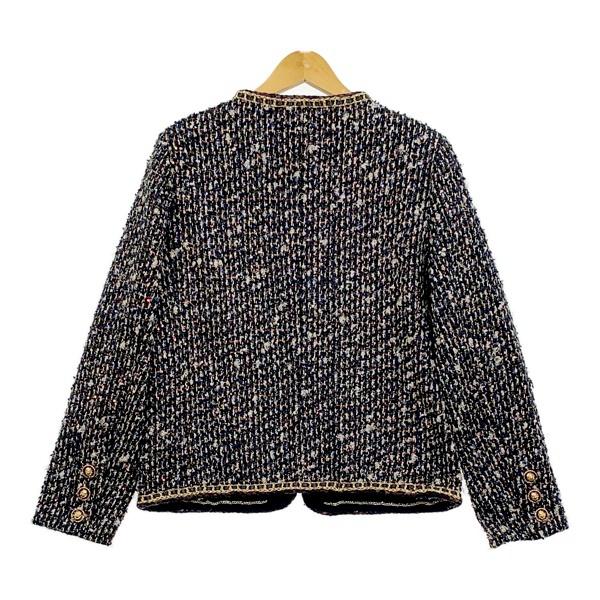 CHANEL（シャネル） ジャケット ラメツイード チェーントリム ノー
