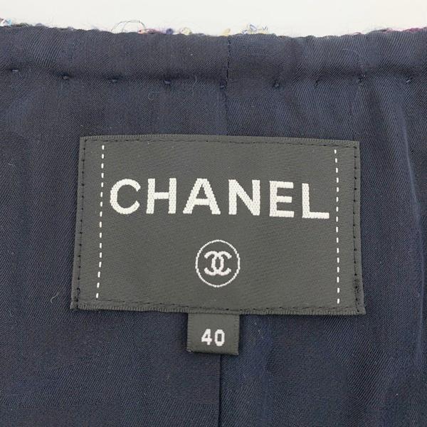 CHANEL（シャネル） ジャケット ラメツイード チェーントリム ノー