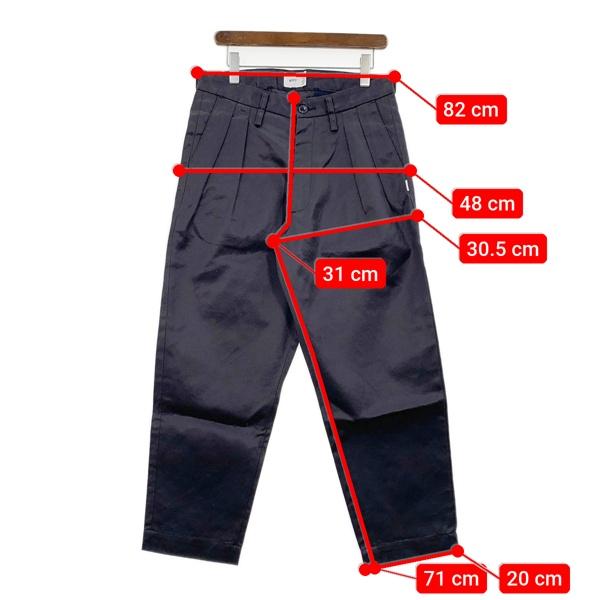 WTAPS 21SS TUCK 02 TROUSERS COTTON TWILL ワークパンツ