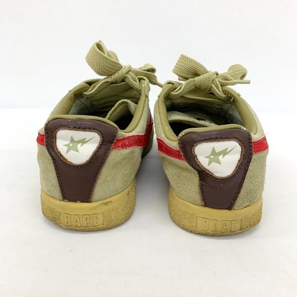 ベイプスタ スニーカー グリーン スウェード エイプ A BATHING APE アベイシングエイプ BAPE STA ベイプスタ