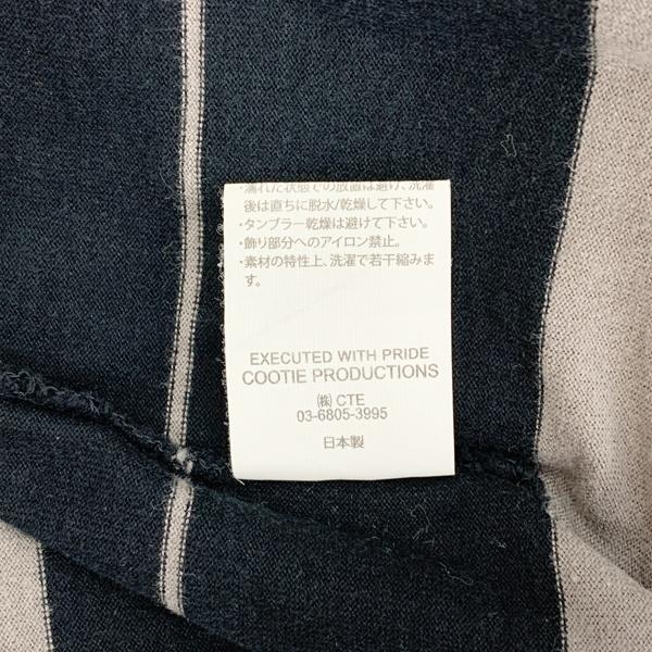 COOTIE PRODUCTIONS クーティー カットソー 長袖 Tシャツ ロンT Panel
