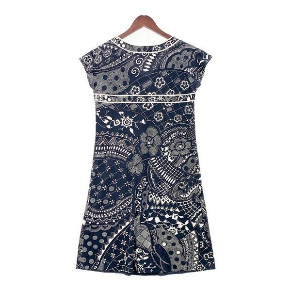 LEONARD 花柄カットソーワンピース 半袖 LEONARD - レオナール LEONARD FASHION ワンピース 半袖