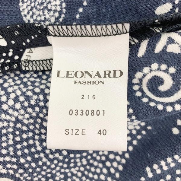 LEONARD 花柄 半袖ひざ丈ワンピース サイズ40 LEONARD 花柄 半袖ひざ丈ワンピース サイズ40 - メルカリ