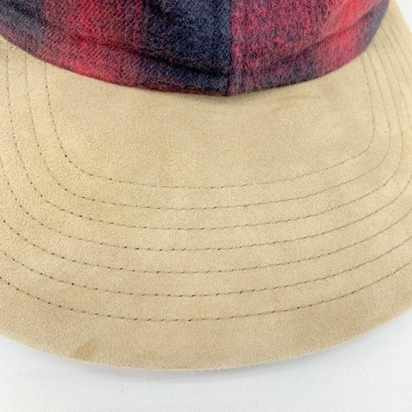 THE H.W. DOG&Co. OLD オンブレ チェック 刺繍 キャップ THE H.W. DOG & CO. THE H.W.DOG＆CO ザエイチダブリュドックアンド