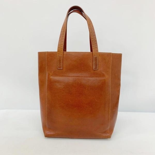 genten レザー バッグ ブラウン genten カットワーク ハンドバッグ