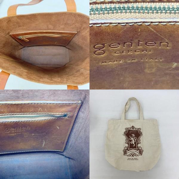 genten（ゲンテン） genten CERCHI レザー トートバッグ 鞄 カバン