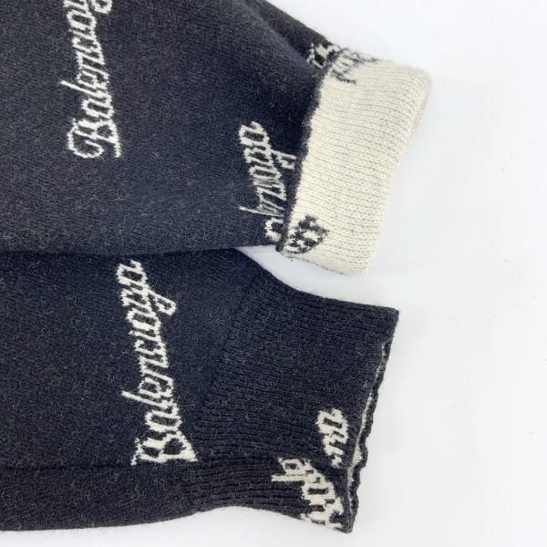 BALENCIAGA（バレンシアガ） スラッシュロゴ ジャガード ニット 