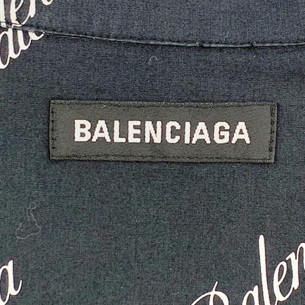 BALENCIAGA（バレンシアガ） シャツ 長袖 ロゴ総柄 647363 TJLY7