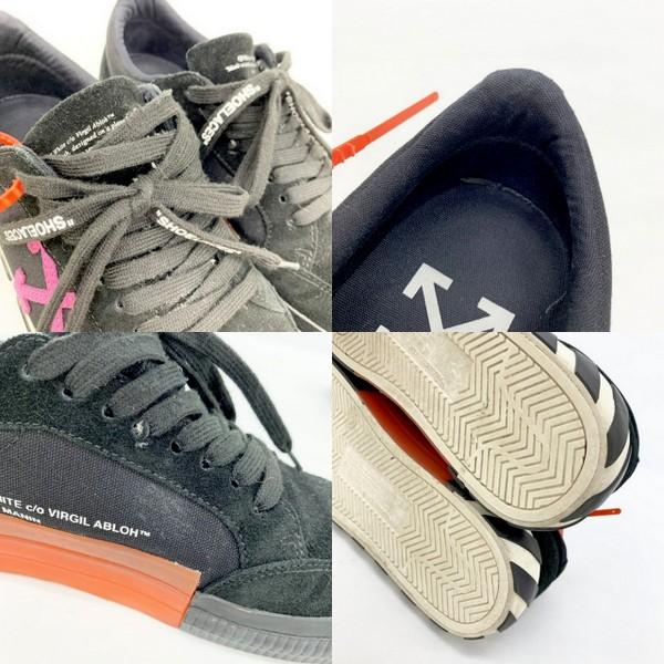 off white（オフホワイト） Off-White VULCANIZED STRIPED LOW TOP 