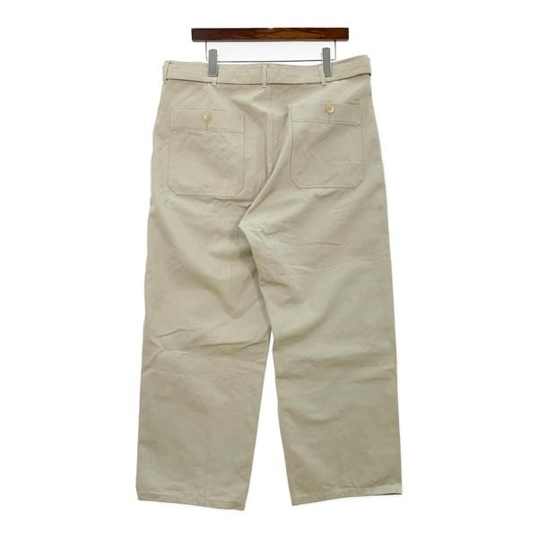 希少AURALEEベージュオーラリーベージュ チノパン AURALEE - AURALEE オーラリー 25SS WASHED FINX CHINO ONE-TUCK