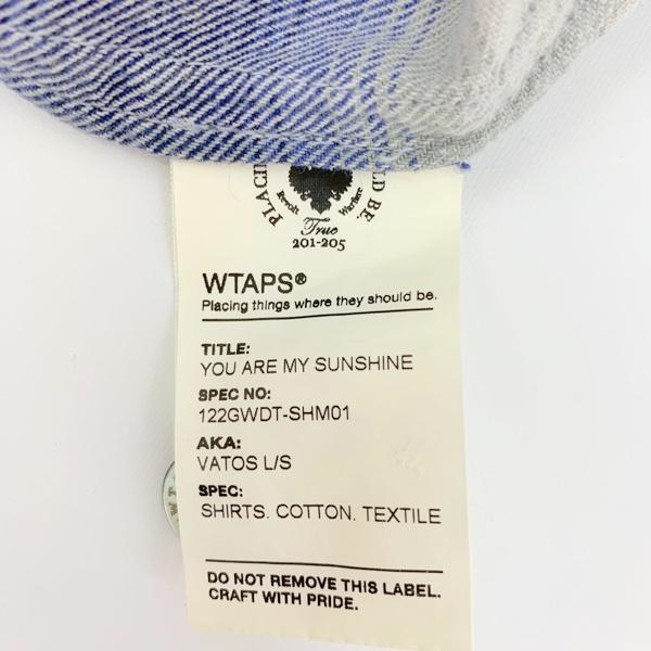 WTAPS（ダブルタップス） チェック オンブレシャツ 長袖 VATOS L/S