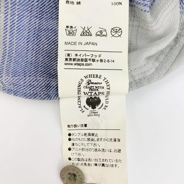 WTAPS（ダブルタップス） チェック オンブレシャツ 長袖 VATOS L/S