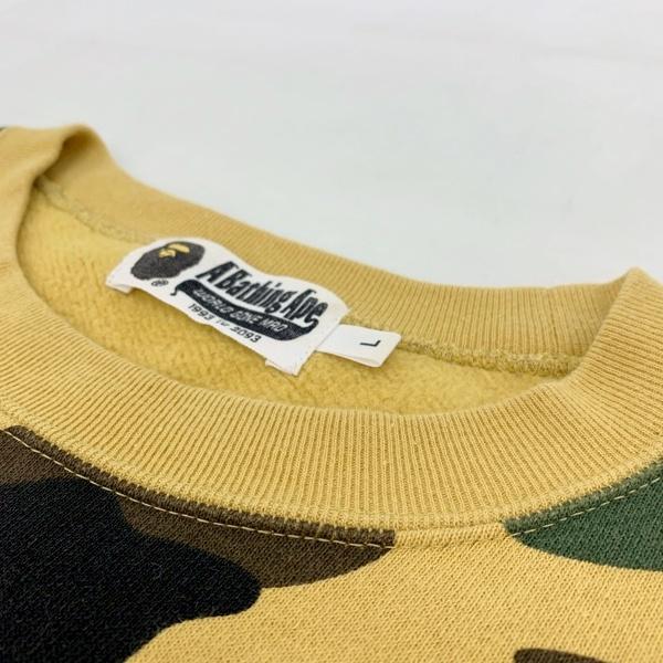 A BATHING APE アベイシングエイプ スウェット クルーネック