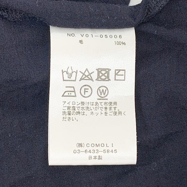 COMOLI コモリ ウール天竺 カットソー 長袖 ロンT V01-05006