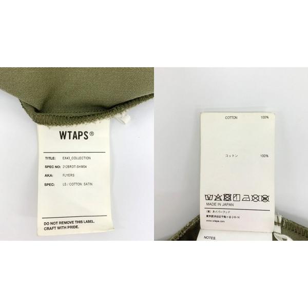 WTAPS（ダブルタップス） FLYERS LS COTTON SATIN ミリタリー シャツ
