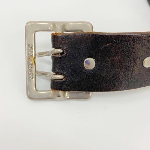 HTC エイチティーシー スタッズ ベルト SOLID BRASS LOVE&HATE