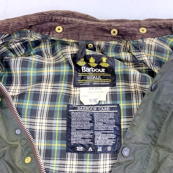 Barbour（バブアー） 90s A100 BEDALE ビデイル オイルドジャケット