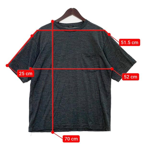 COMOLI（コモリ） ウール天竺 Tシャツ カットソー 半袖 T01-05006