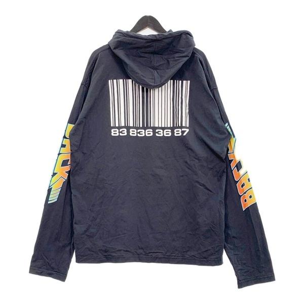 【最終値下げ！】VETEMENTS ヴェトモン　パーカー　スウェット ヴェトモン VETEMENTS Oversized Printed Hoodie メタルロゴ