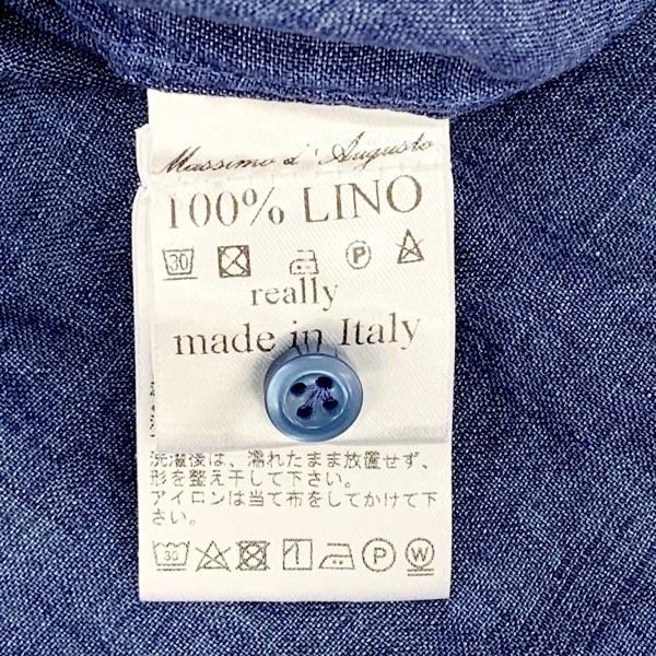 Massimo d'Augusto マッシモ ダウグスト リネン プルオーバー 長袖