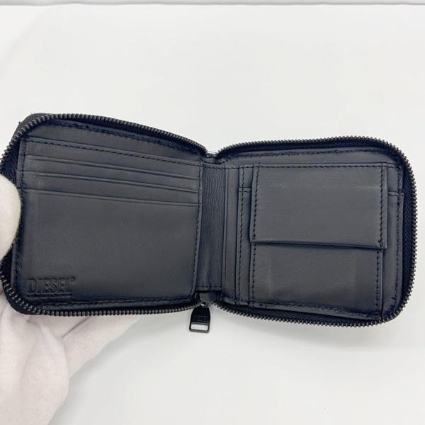 DIESEL（ディーゼル） 二つ折り財布 X09896 3D BI-FOLD COIN ZIP ミニ