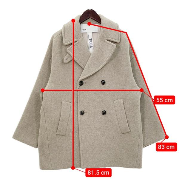 TICCA（ティッカ） Pコート ピーコート ジャケット TBBA-171