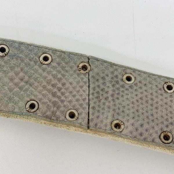 KMRii（ケムリ） スタッズ ベルト レザー シルバーバックル メンズ