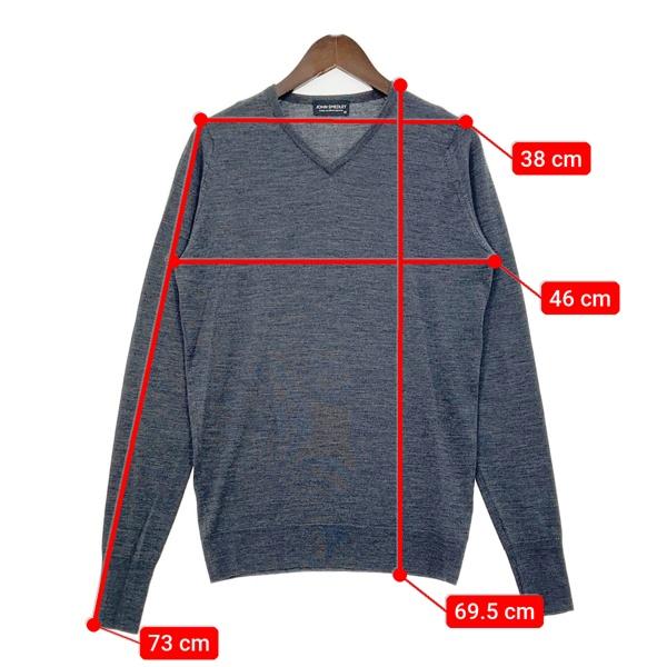 JOHN SMEDLEY（ジョンスメドレー） メリノウールニット セーター V 