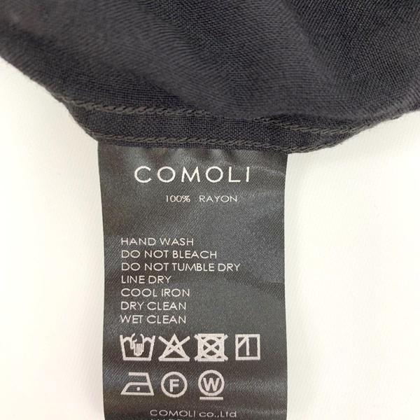 COMOLI（コモリ） レーヨン ウエスタンシャツ 長袖シャツ B01-02003