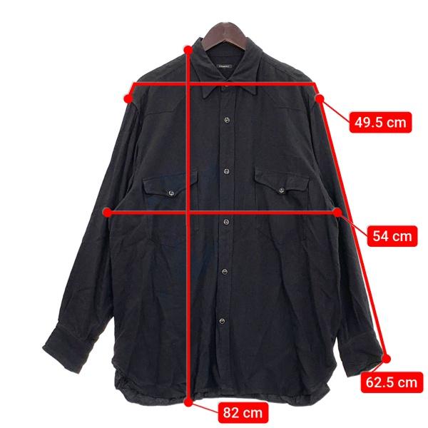 COMOLI（コモリ） レーヨン ウエスタンシャツ 長袖シャツ B01-02003