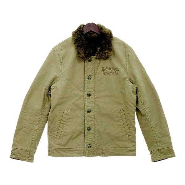 WAKO MARIA ワコマリア デッキジャケット XL N-1 WACKO MARIA ワコマリア N-1 デッキ ジャケット カーキ系 XL【中古