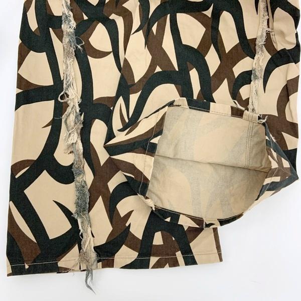 MNINUS マイナス トライバルカモツイスト カーゴパンツ Tribal