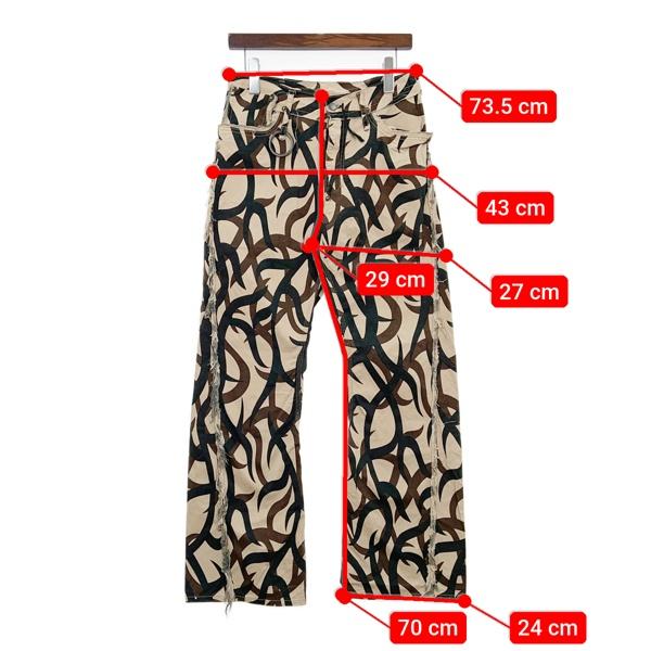 MNINUS マイナス トライバルカモツイスト カーゴパンツ Tribal