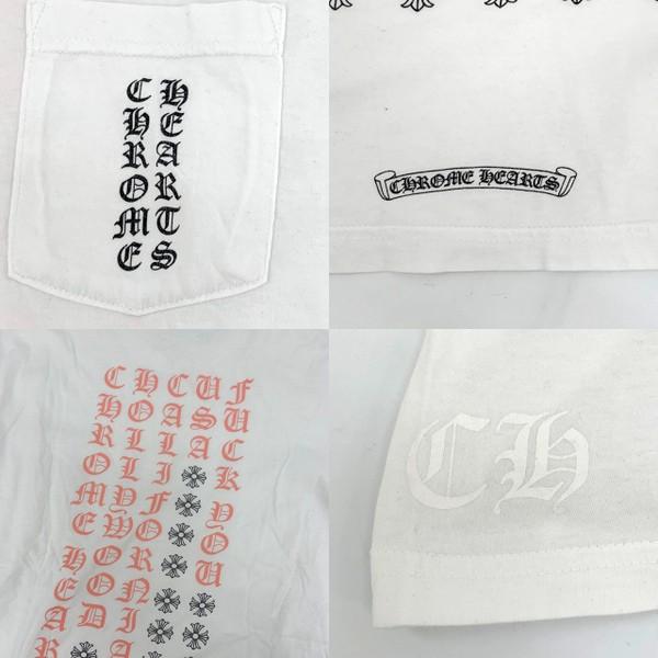 CHROME HEARTS（クロムハーツ） 半袖 Tシャツ 英字ロゴ FUCK YOU USA